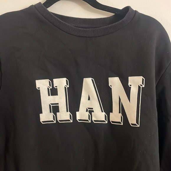 COPY - HAN Black Crewneck Pullover Sweater - Picture 2 of 4